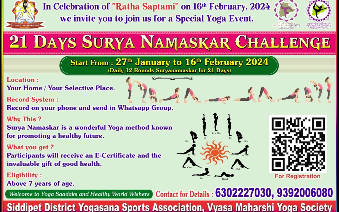 21 Days Surya Namaskar Challenge