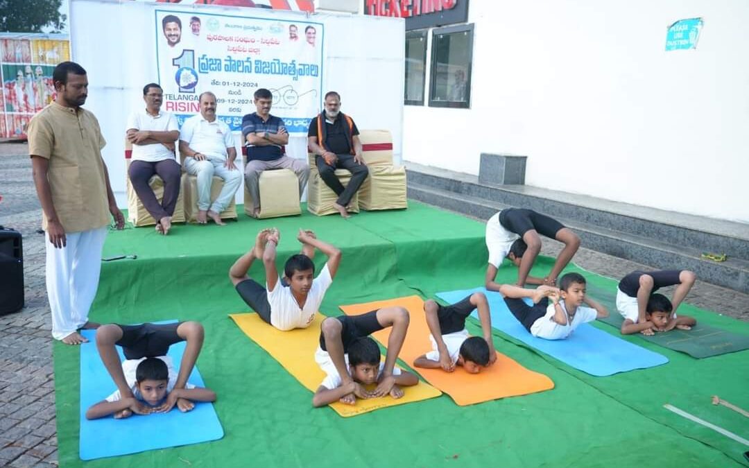Praja Palana Vijayotsavalu , Yoga learning program